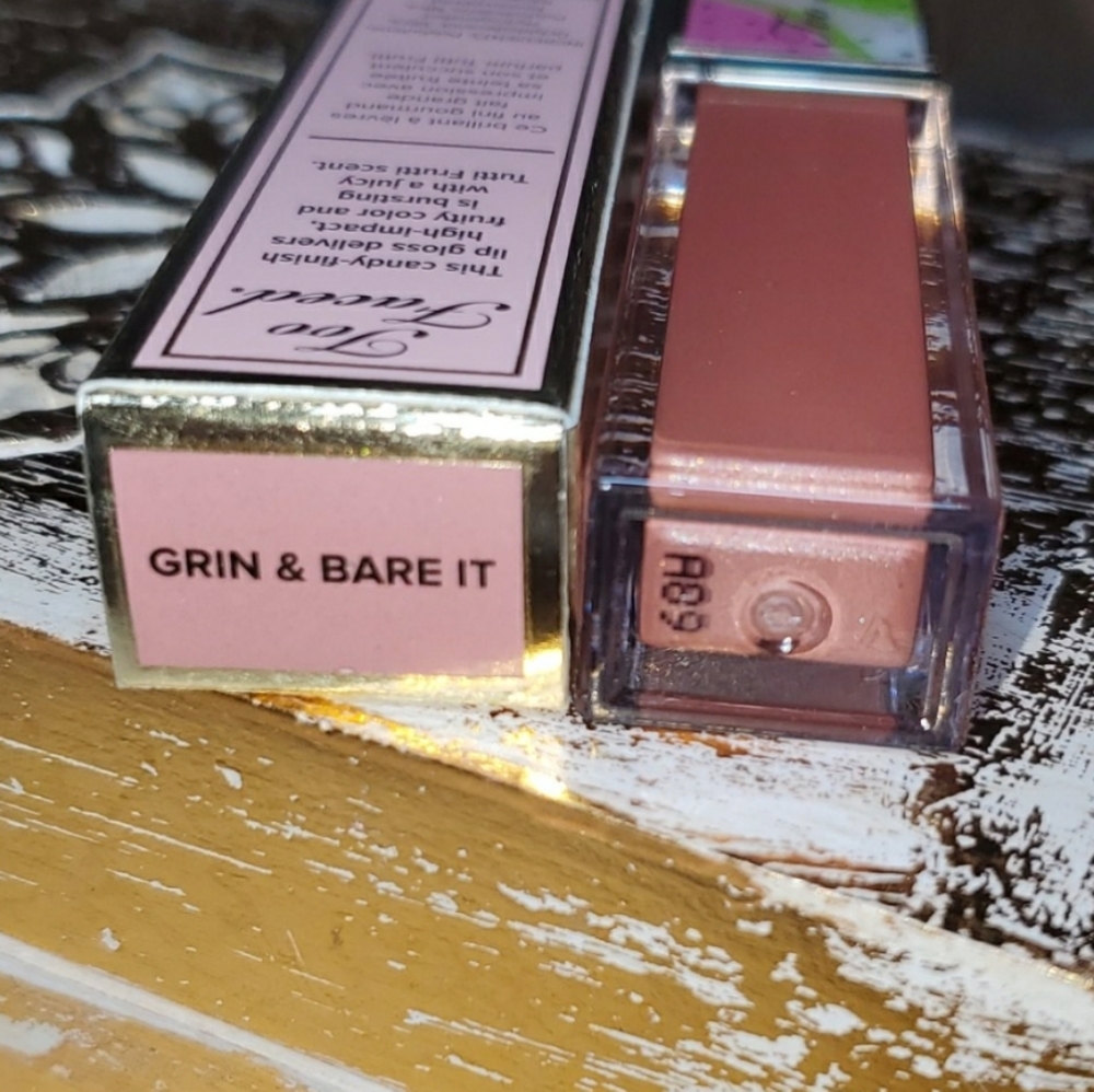 Too Faced Tutti Frutti Lip Glaze, Grin & Bare It - Picture 4 of 5